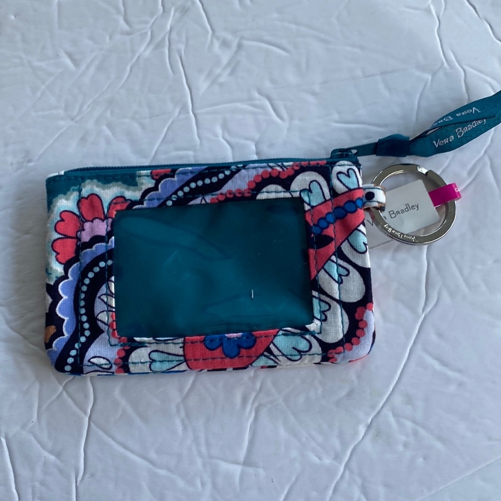Vera Bradley, change purse with a place for ID new with tags multicolor